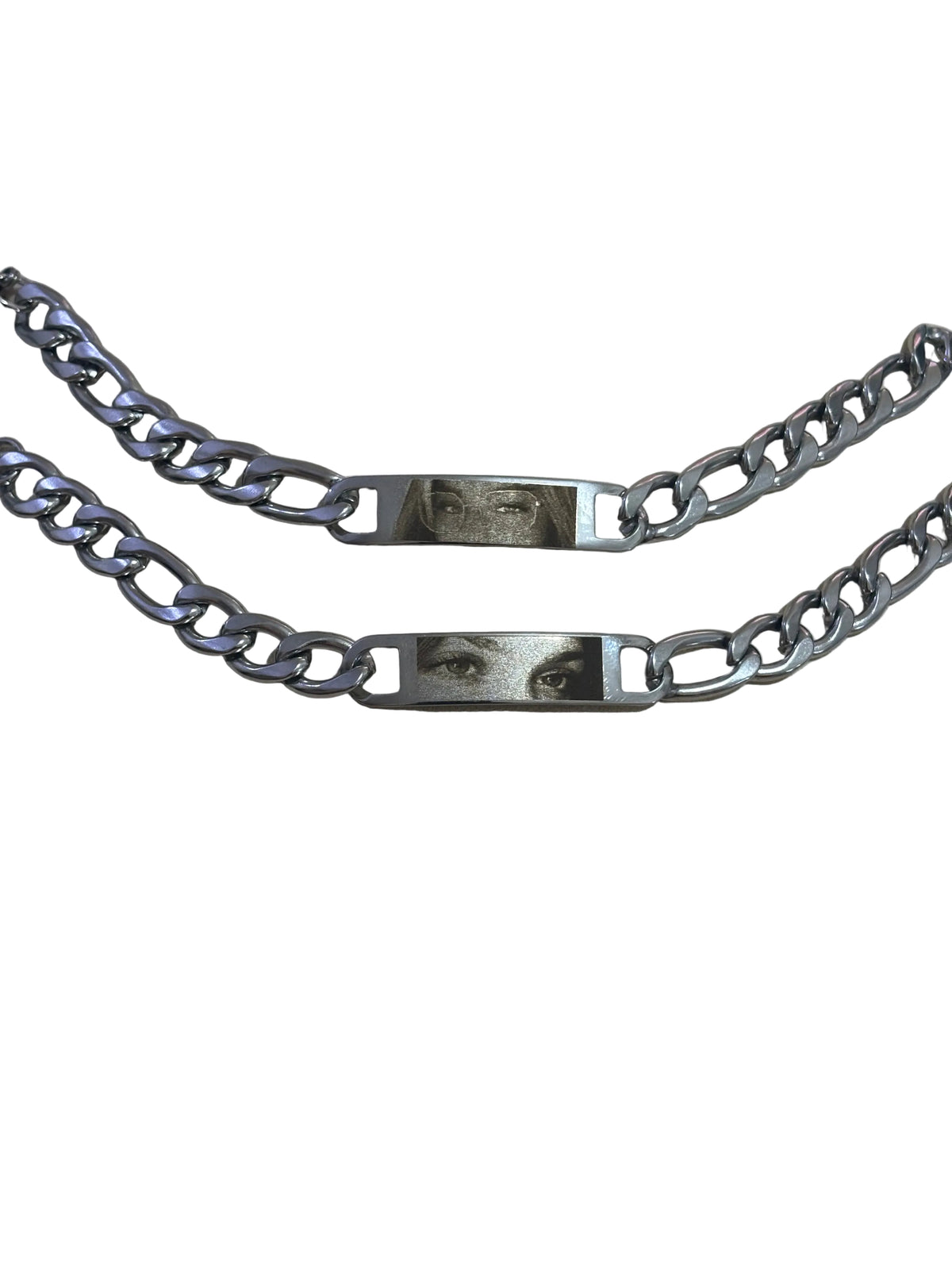 Bracciale sguardo fotoinciso