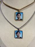 Collana quadrata con bordo