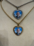 Collana con cuore intrecciato